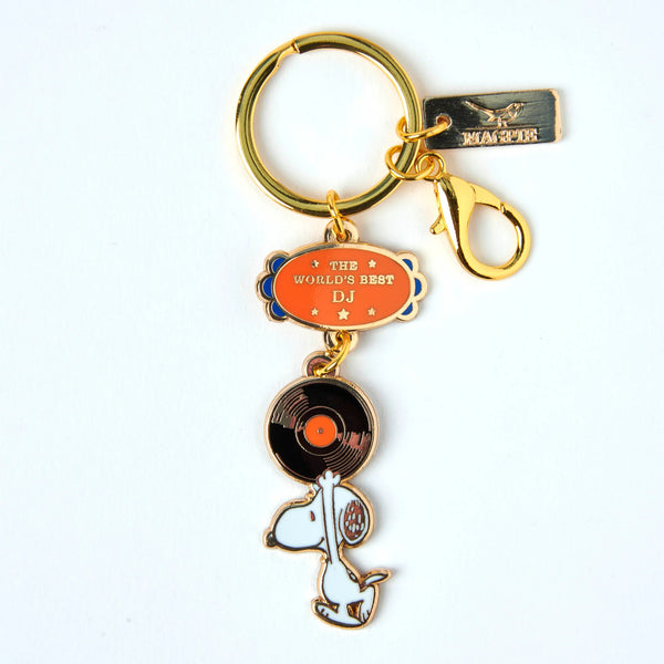 Porte-Clés Snoopy World's Best DJ
