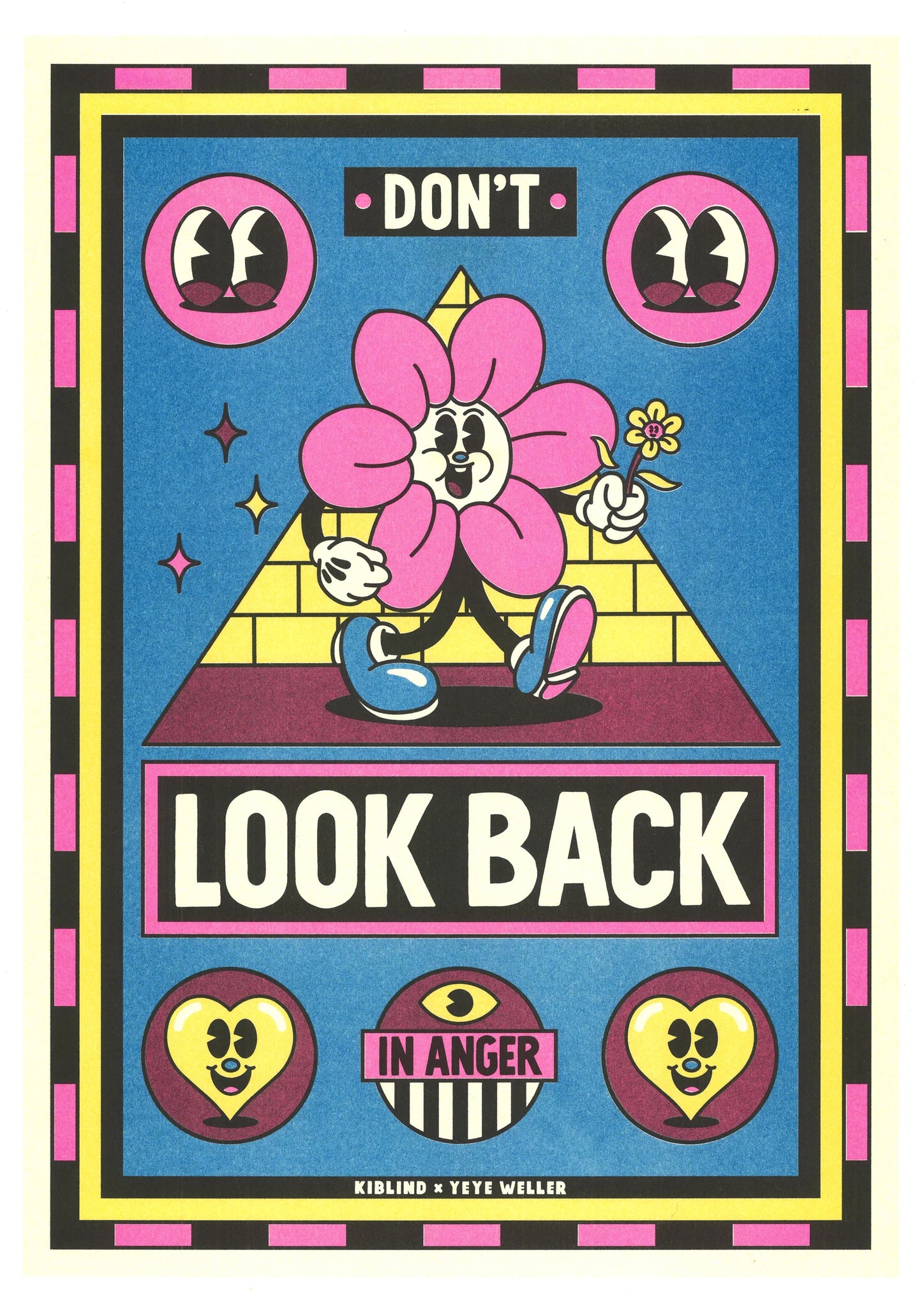 Affiche Don't Look Back In Anger - Yeye Weller