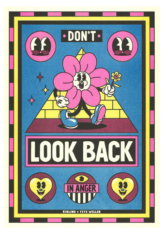 Affiche Don't Look Back In Anger - Yeye Weller