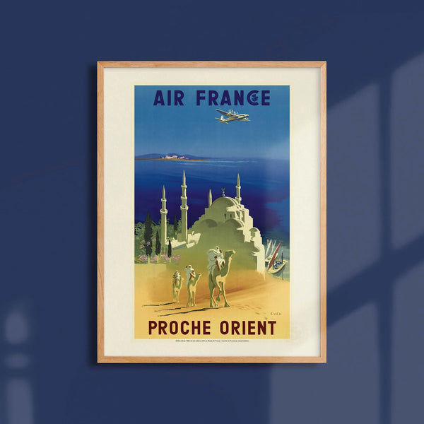 Affiche Proche-Orient - Air France