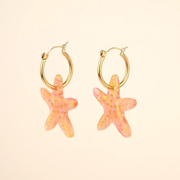 Boucles d'oreilles Etoile de Mer