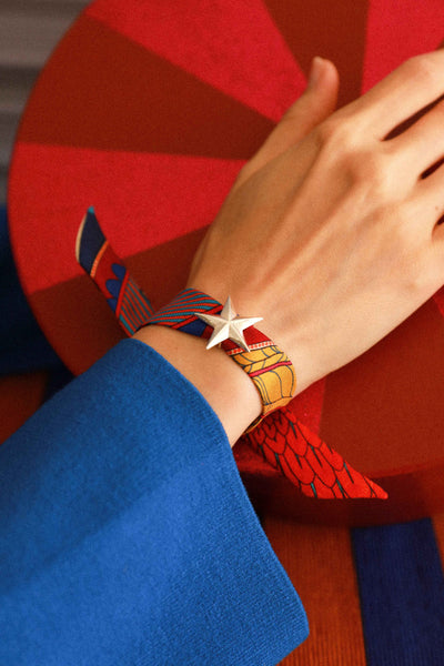 Ornement Etoile - Avec Ruban 2cm - Hiver 2025