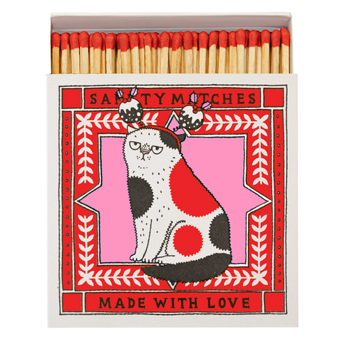 Boîte d'Allumettes Festive Cat