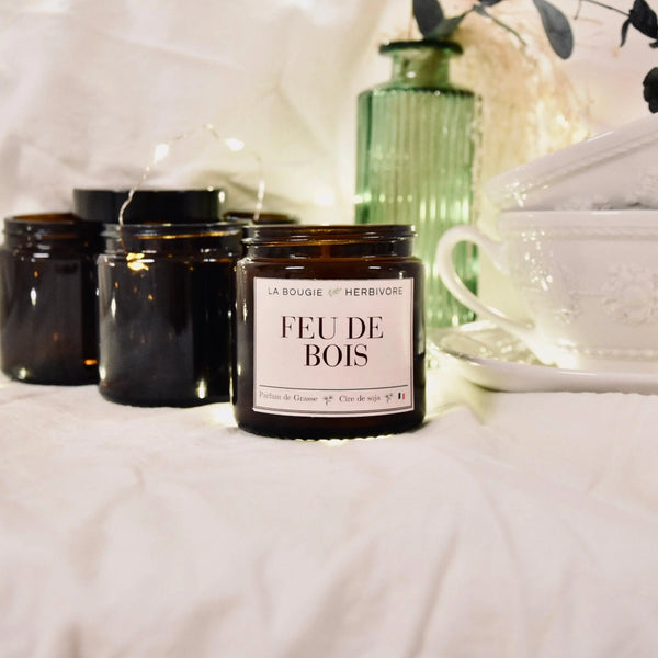 Bougie Feu de Bois