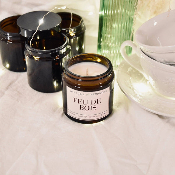 Bougie Feu de Bois