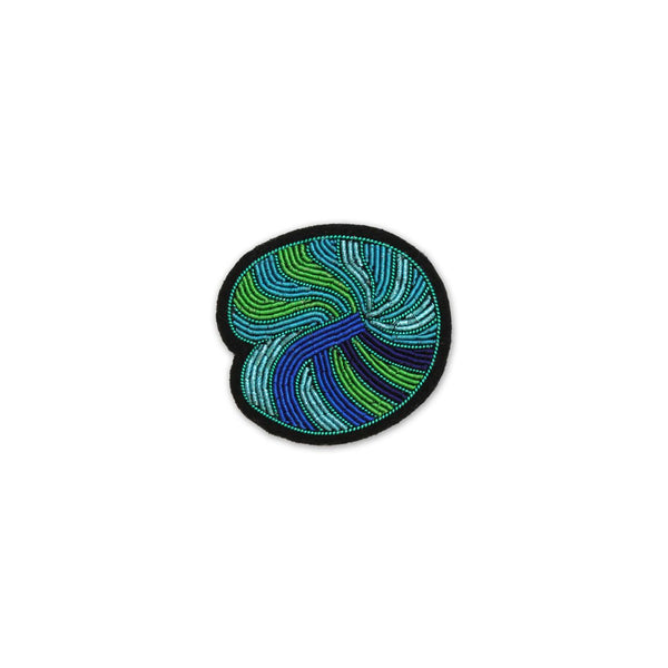 Broche Feuille de Nénuphar