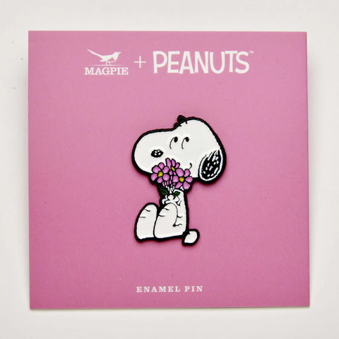 Pin's Snoopy Flowers
