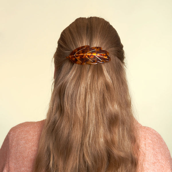 Grande Barrette Feuille