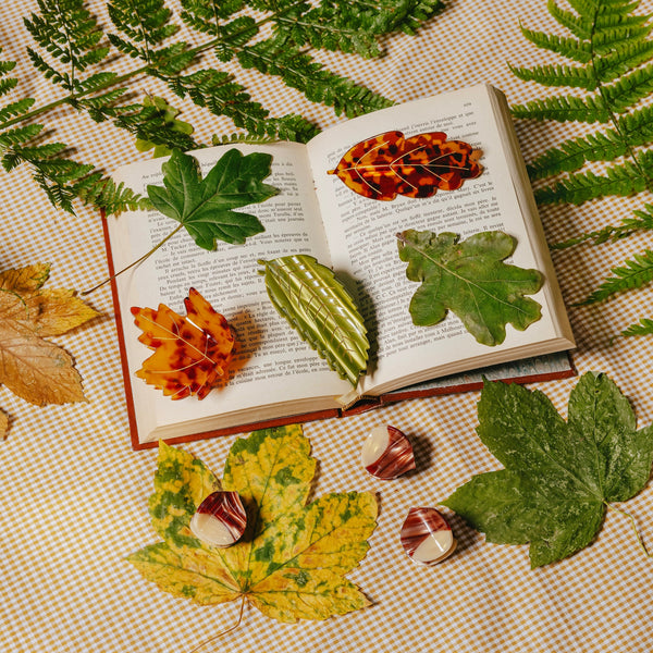 Grande Barrette Feuille