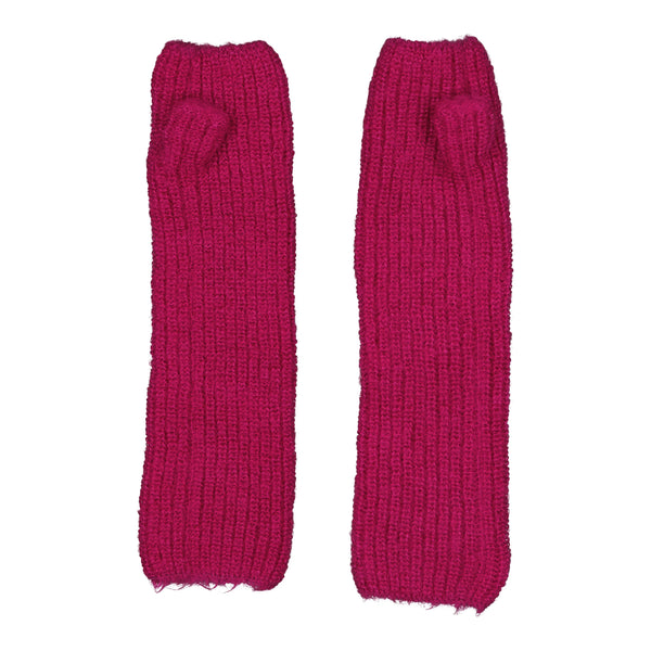 Mitaines tricot RÊVE - Fuchsia