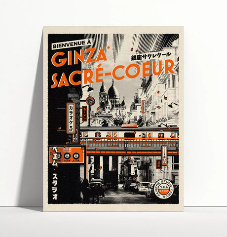 Affiche Ginza Sacré-Coeur