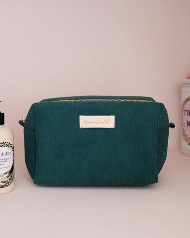 Grande Trousse de Toilette Charlotte - Velours Côtelé