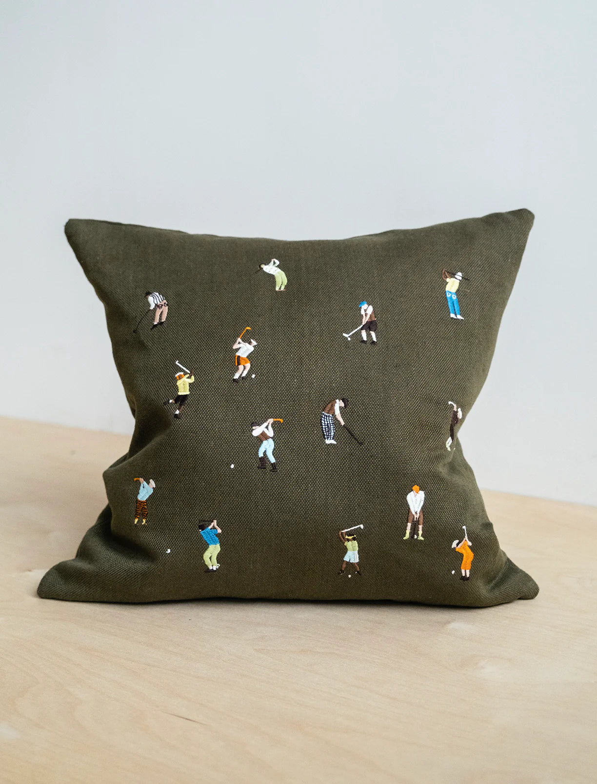 Coussin Brodé Golf
