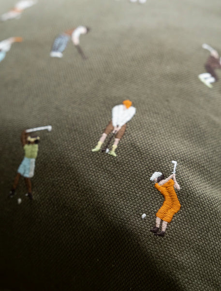 Coussin Brodé Golf