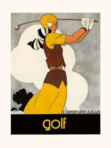 Affiche Golf