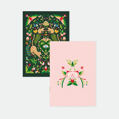 Duo de Carnets Green Jungle