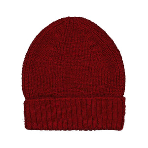 Bonnet tricot NEIGE - Grenat