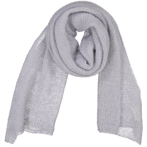 Echarpe tricot BRUME - Gris