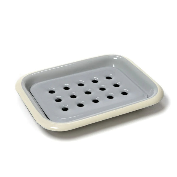 Porte-savon Emaillé Gris