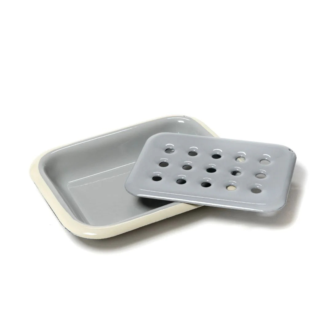 Porte-Savon MSV - Revêtement Soft Touch Vert - Dimensions 11,8 X 8,8 X 2,7 Cm