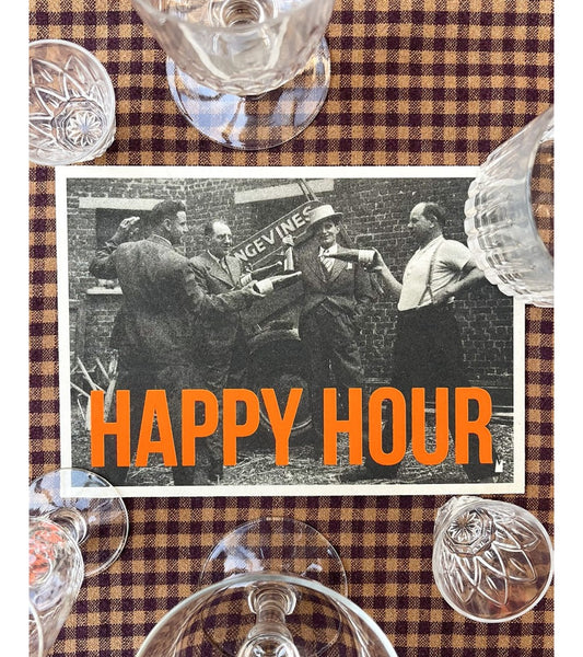Petite Affiche Happy Hour