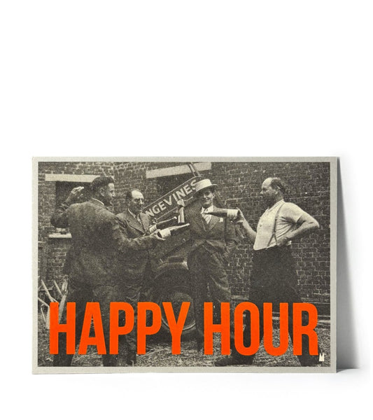 Petite Affiche Happy Hour