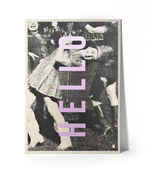 Petite Affiche Hello
