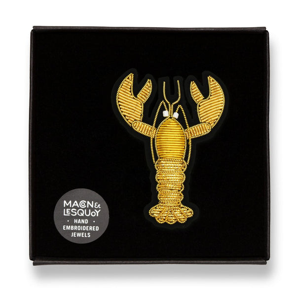 Broche Homard Or