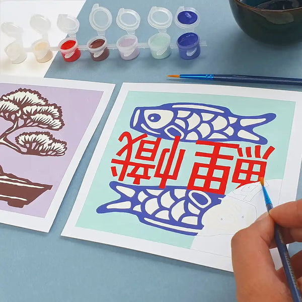 Kit Peinture au Numéro - Japon