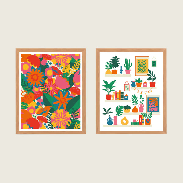 Coffret Peinture au Numéro Jardins