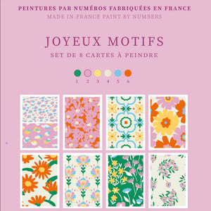 Coffret Peinture au Numéro Joyeux Motifs