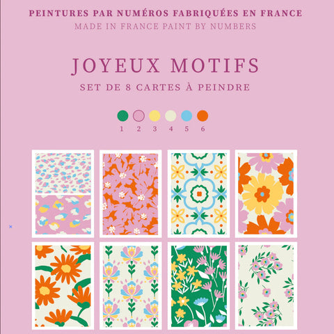 Coffret Peinture au Numéro Joyeux Motifs