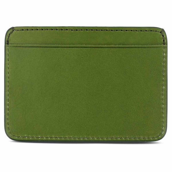 Porte-Cartes Cuir Vert