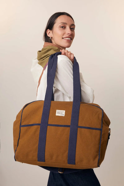 Grand Sac Weekend Canva Kaki