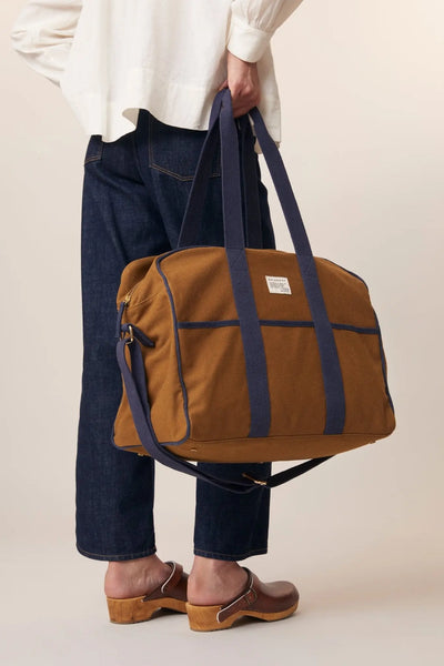 Grand Sac Weekend Canva Kaki