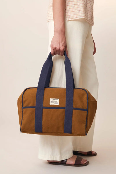 Petit Sac Weekend Canva Kaki