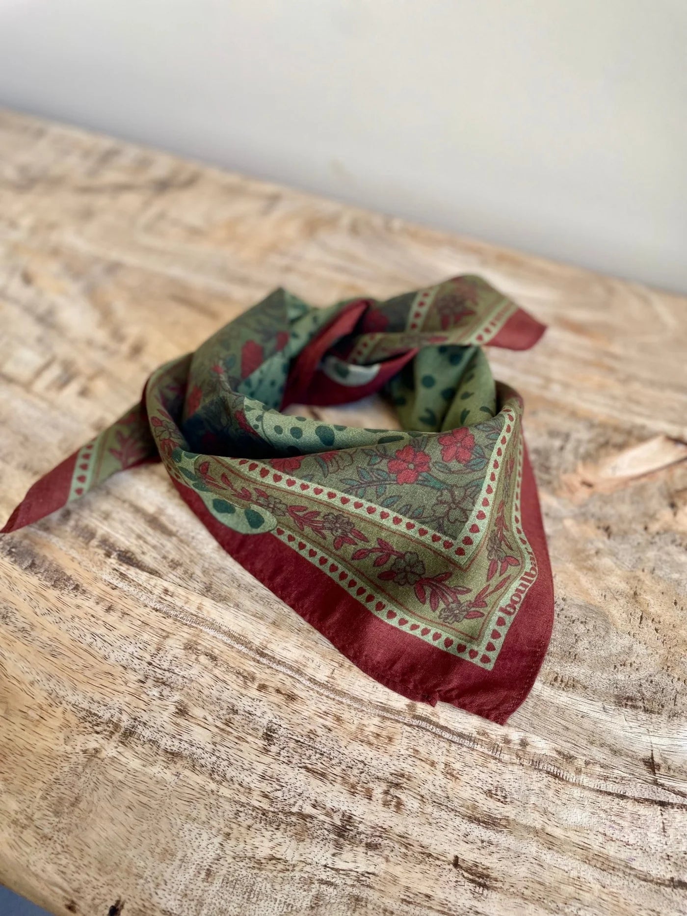 Petit Foulard Coton Keya Kaki