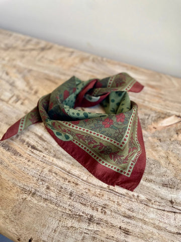 Petit Foulard Coton Keya Kaki