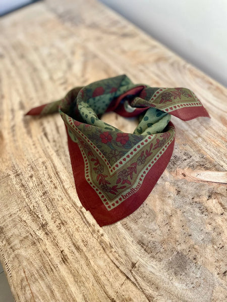Petit Foulard Coton Keya Kaki