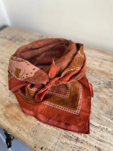 Grand Carré Coton Keya Tomette