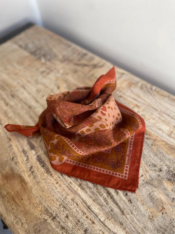 Petit Foulard Coton Keya Tomette