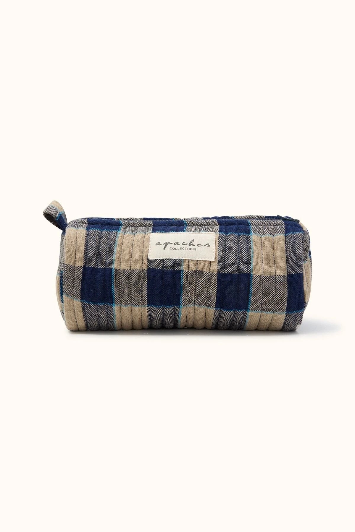 Trousse Opal Khadi Carreaux Navy