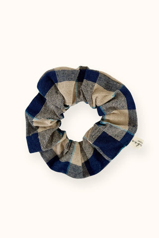 Chouchou Manju Khadi Carreaux Navy