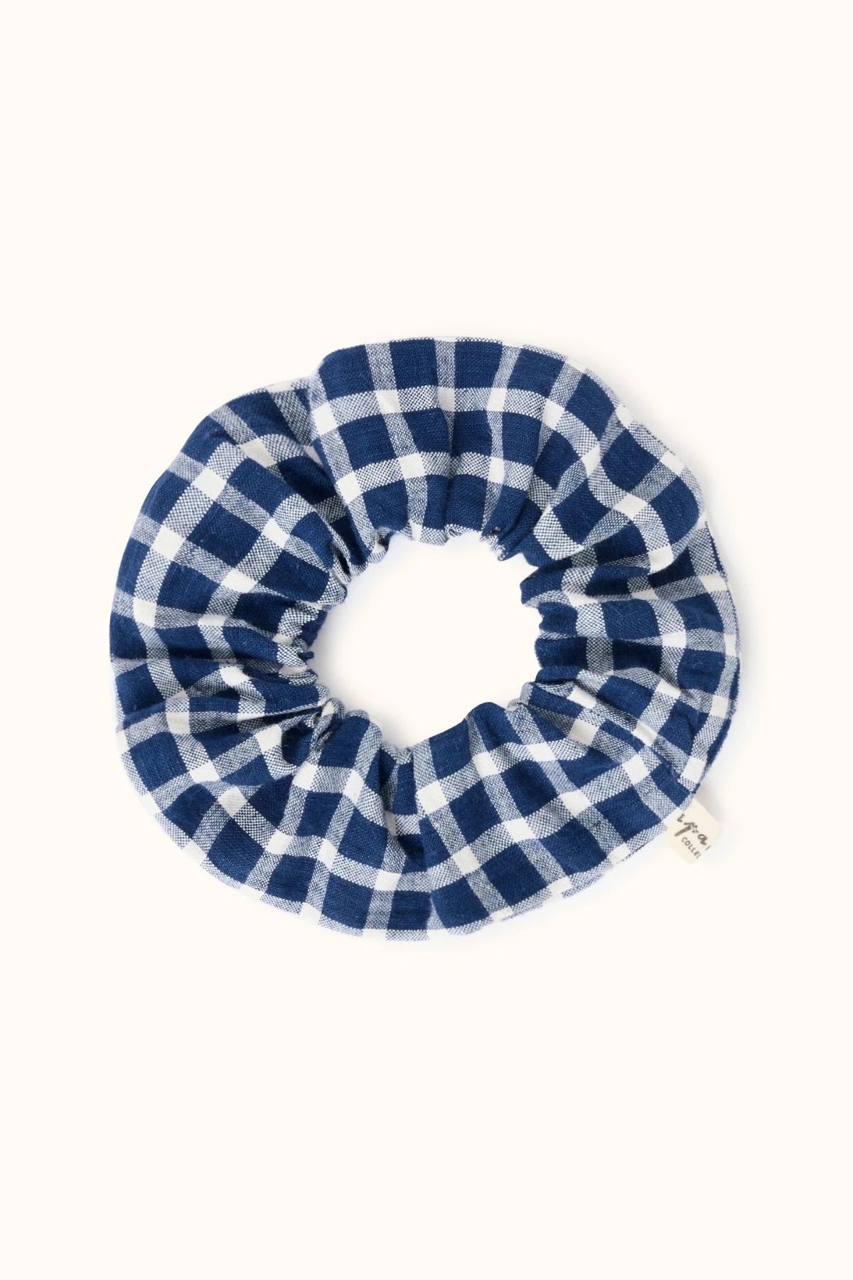 Chouchou Manju Khadi Vichy Navy