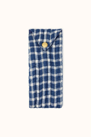 Enveloppe Sunny Khadi Vichy Navy