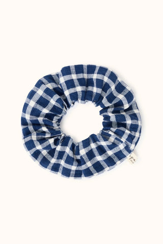 Chouchou Manju Khadi Vichy Navy