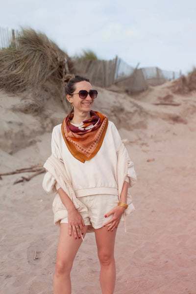 Grand Carré Coton Kumily Curry