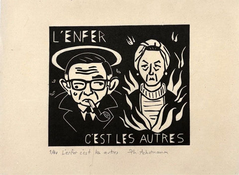 Gravure L'Enfer c'est les Autres