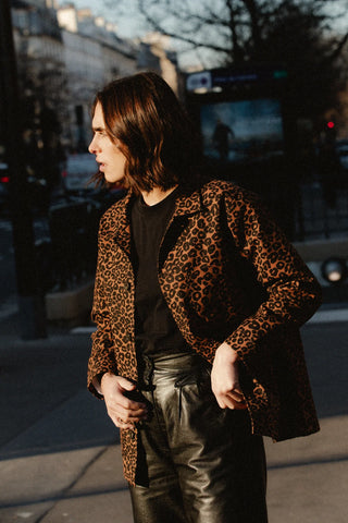 Veste Barbès - Léopard