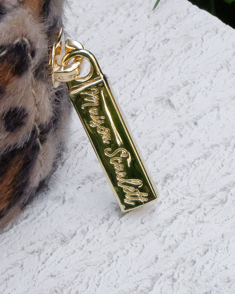 Petite Boîte à Bijoux Yvonne - Velours Léopard